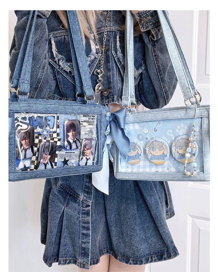 Daily Mini Ita Bag, Clear Window for Dolls & Badges 45427:849583