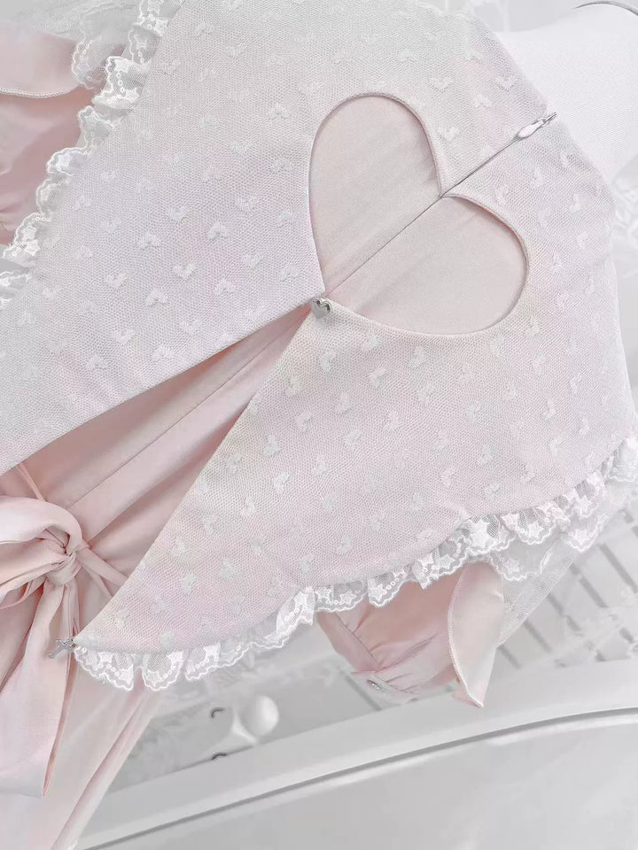Ryousangata Dress Set, Heart-Shaped Cutout Back 43733:783999