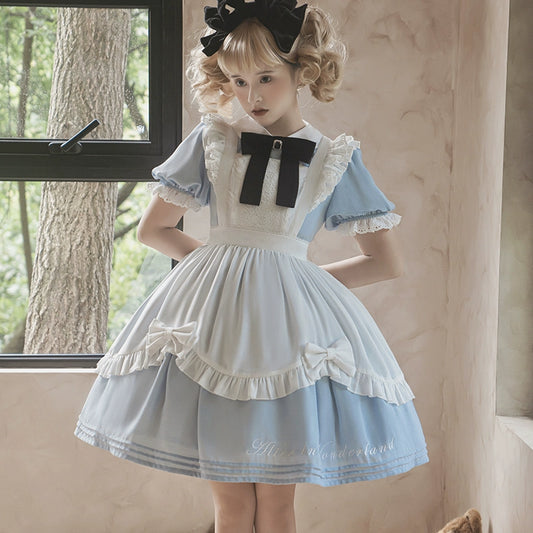 Classic Lolita Dress Short Sleeve Maid-style OP (L M S) 36474:562538