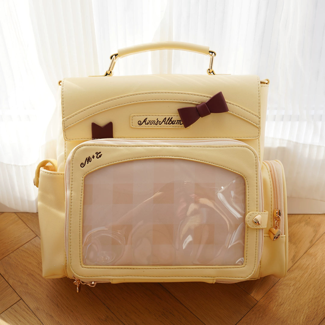 Kawaii Ita Bag with Crossbody Strap, Clear Window 45414:846790