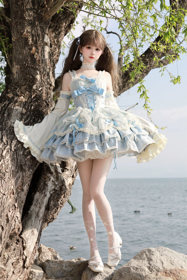 Ballet Lolita Dress Subculture Sweet Spicy Lolita Dress 35312:493078 35312:493078