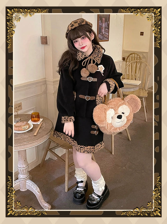 Plus Size Black Brown Aesthetic Kawaii Outfits (2XL 3XL 4XL XL) 29862:361282