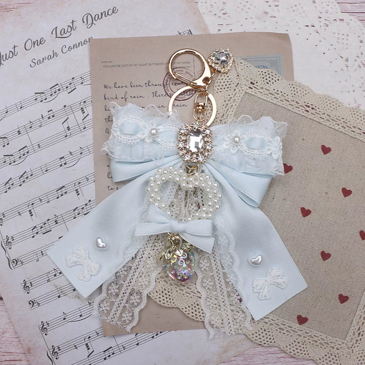 Jirai Kei Key Chain & Bag Charm, Rhinestone Decoration 45074:837208