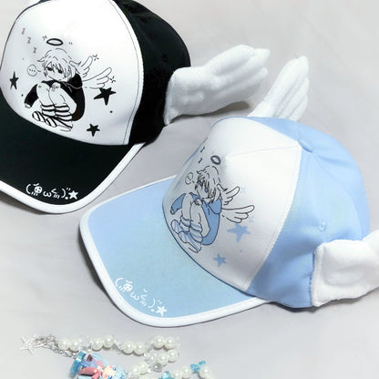 Tenshi Kaiwai Cap Cute Wing Hat Subculture Baseball Cap 36792:544518