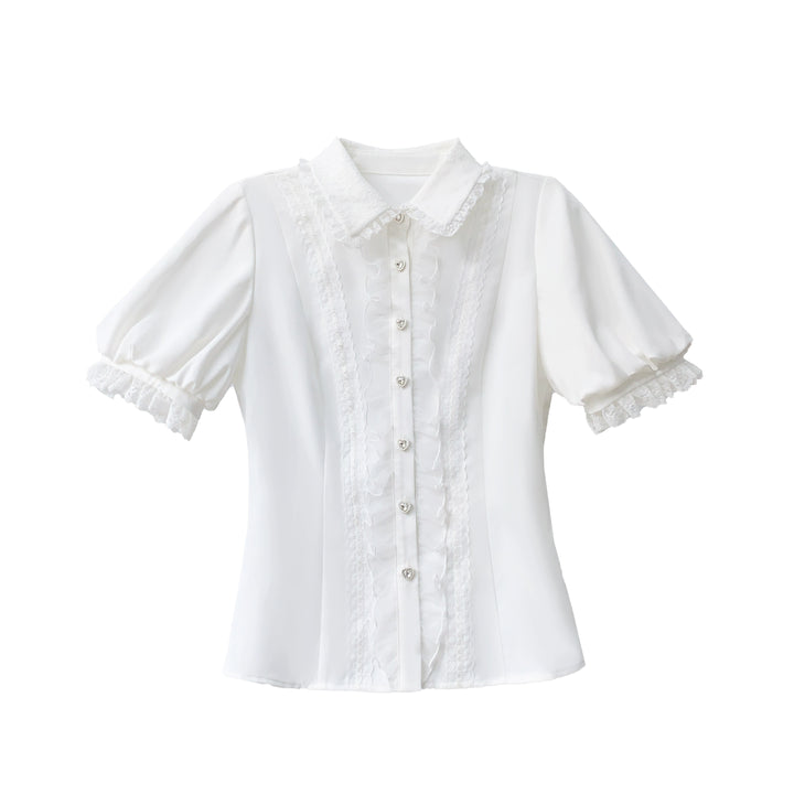 Ryousangata Inspired Jumper Dress Set, Heart-Shaped Buttons (Blouse / L M S XL) 43502:778422
