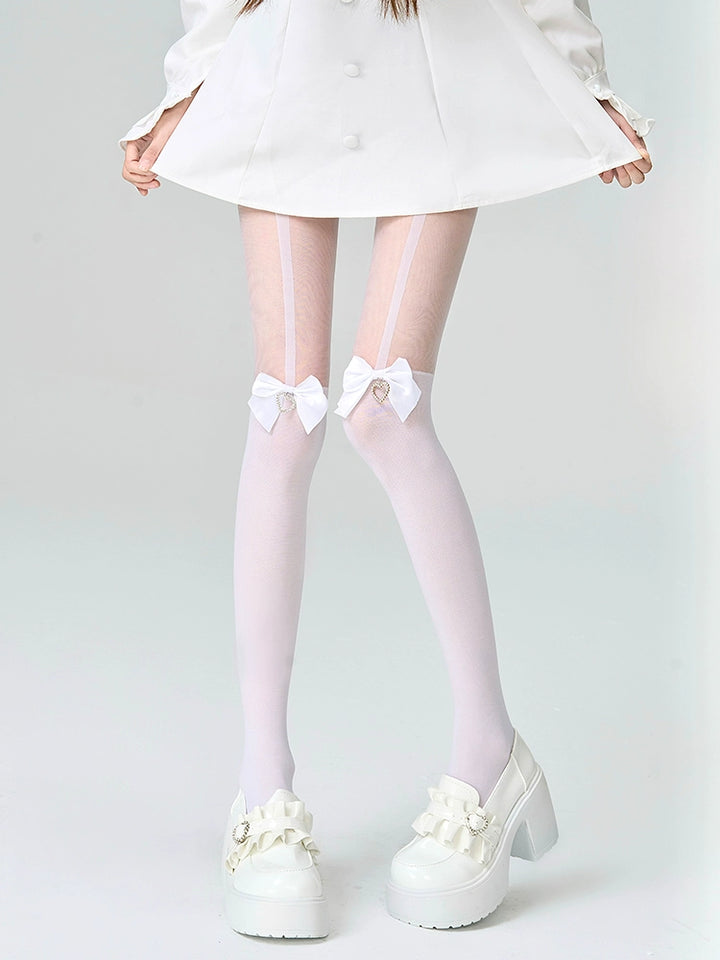 Rousangata Pantyhose, Detachable Knee Bow 42253:733589