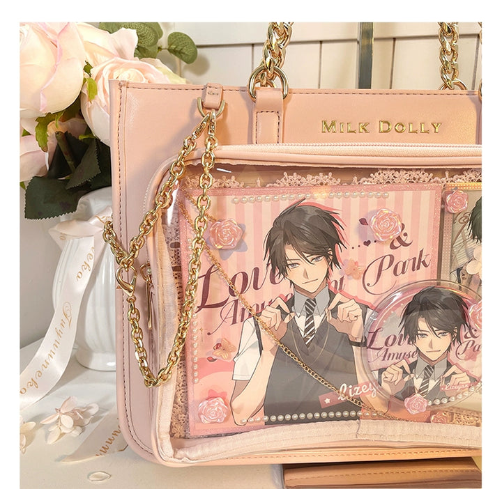 Large Capacity Ita Bag, Checkered Background 43233:779411