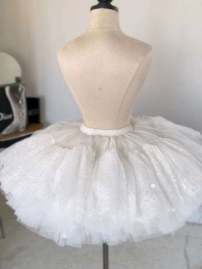 Lolita Dress Petticoat Puffy Black And White Pettipants (F L M S XS) 36386:542466