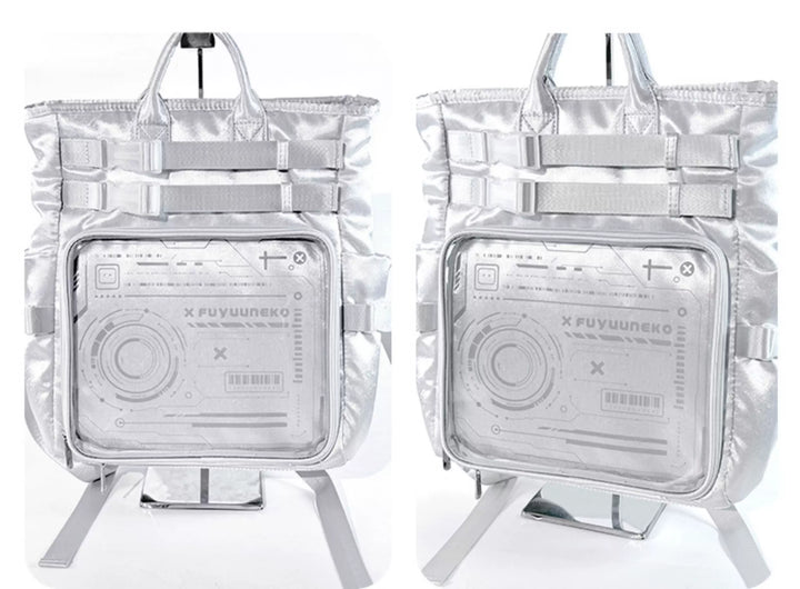 Large Capacity Itabag Backpack, Satin Waterproof Fabric 45429:850245