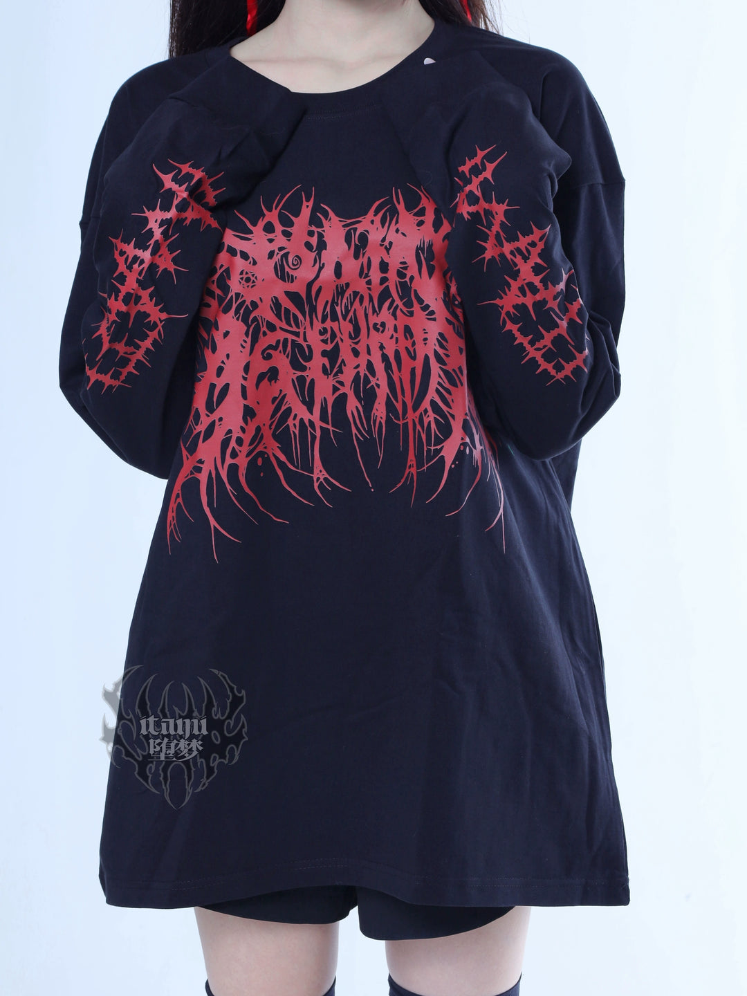 Printed Subculture Long-Sleeved Tee 44293:804732