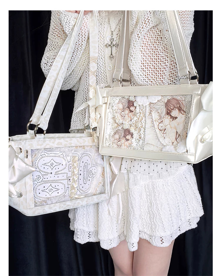 Daily Mini Ita Bag, Clear Window for Dolls & Badges 45427:849568