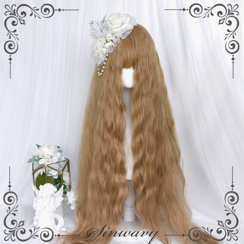 Lolita Wig Extra Long Curly Wig 100CM Multi-color (Brown) 39342:627622