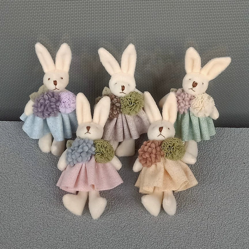 Mori Kei Brooch Cute Doll Brooch Plush Bunny Pin For Bags 36430:520920 36430:520920