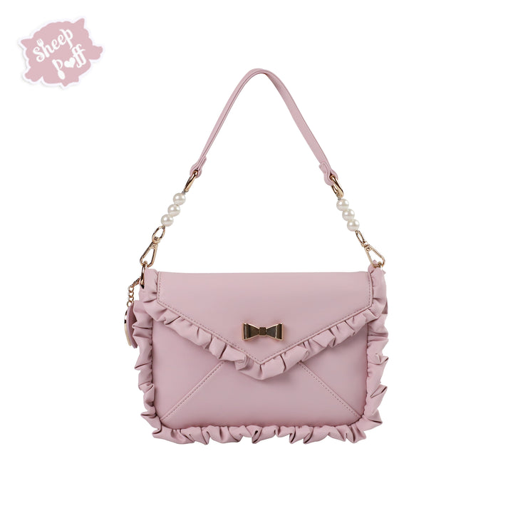 Jirai Kei Lolita Bag Sweet Girly Bow Multicolored Solid Bag 22032:362488 22032:362488