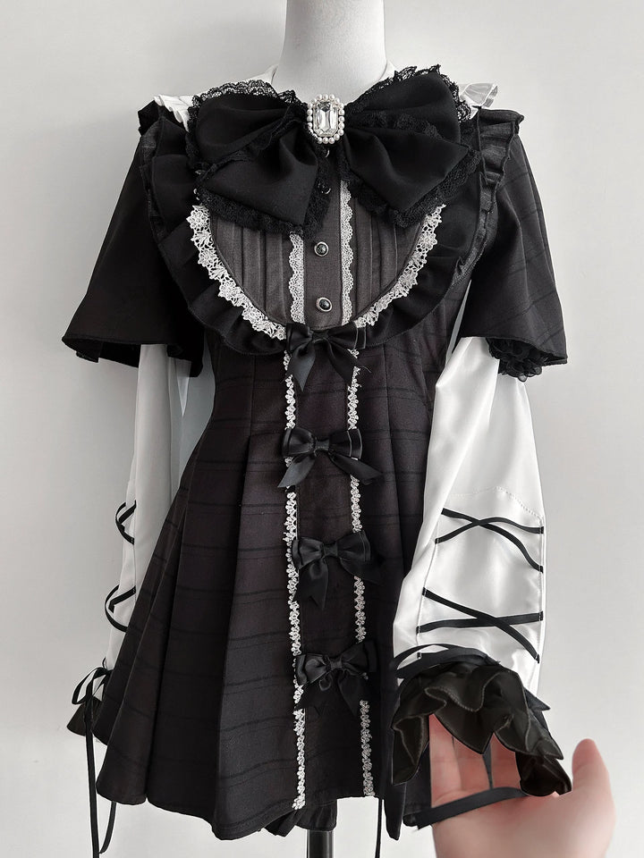 Jirai Kei Dress Set, Detachable Sleeves 45130:837201