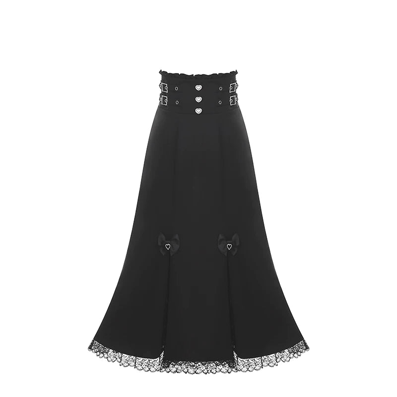 Seiso Kei Mermaid Skirt Set, Open Shoulder Blouse (L M S) 45577:856015
