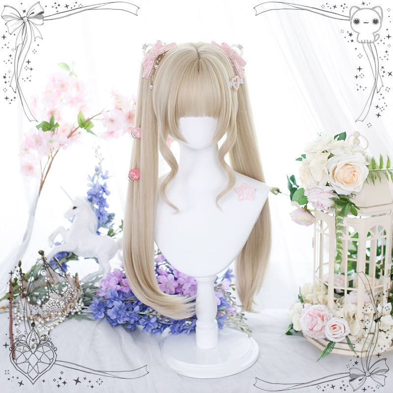 Lolita Wig Double Ponytail Synthetic Wig Multicolor 22806:330650