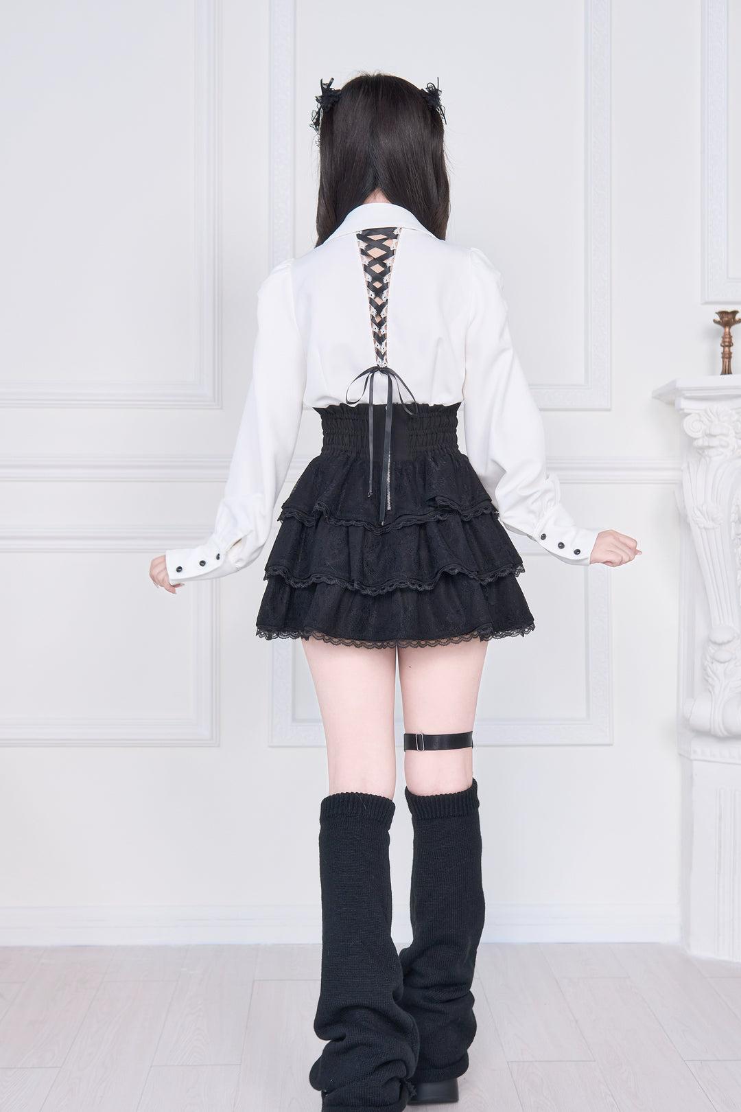 Jirai Kei Skirt Outfit, Cross Embriodery 43942:790074