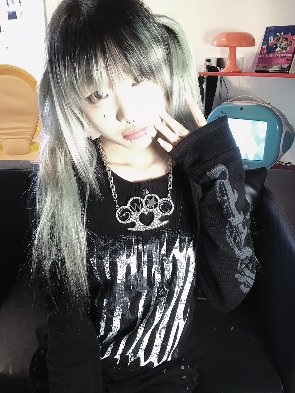 Long-Sleeved Long Sleeve T-Shirt, Fitted Design 44779:825572