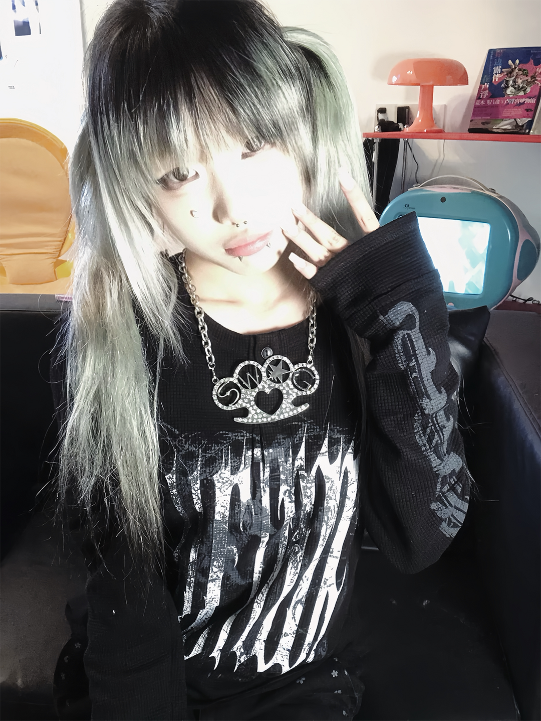 Long-Sleeved Long Sleeve T-Shirt, Fitted Design 44779:825572