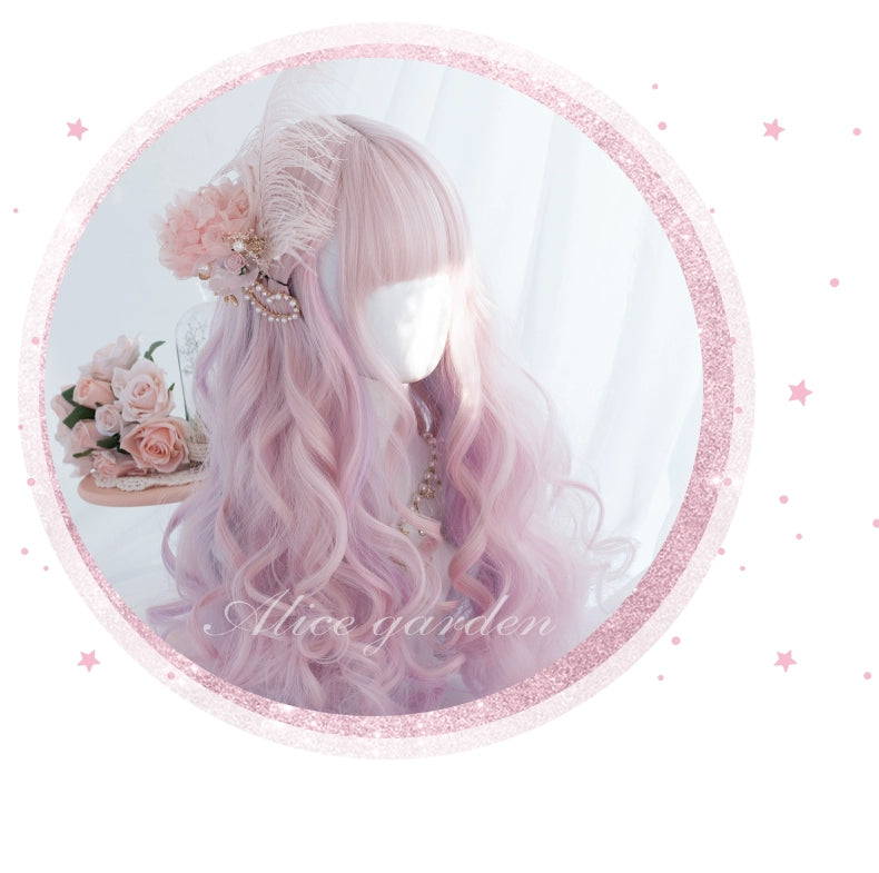 Lolita Wig Fairy Kei Wig Rainbow Wig Pink Wig 31726:497106 31726:497106