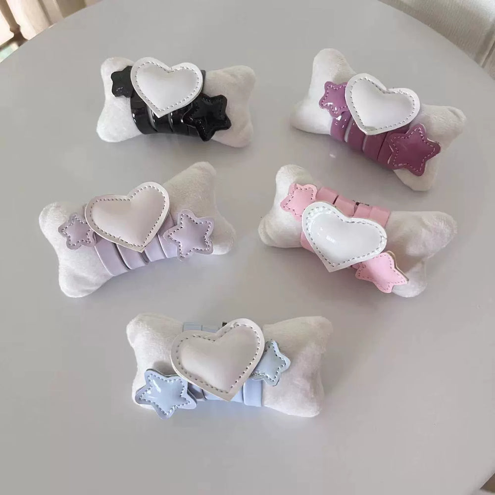 Lolita Fashion Shoe clips Bone-shaped Shoe Accessories (Black Pink Purple Violet) 38256:593378