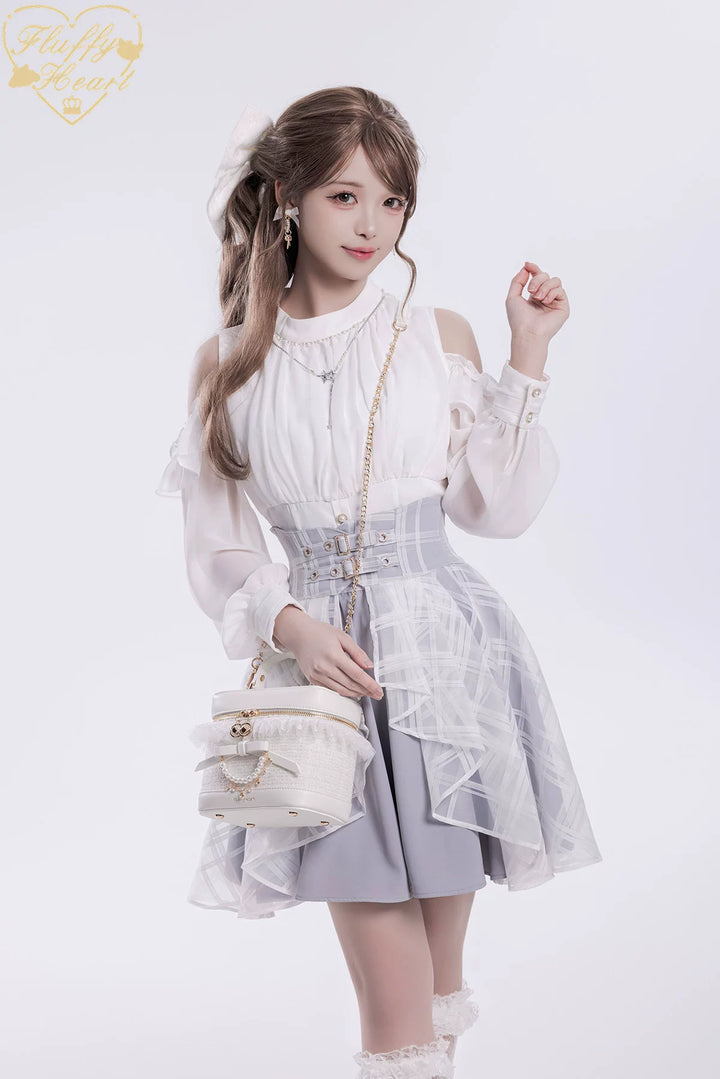 Ryousangata Bucket Hand Bag, Detachable Strap 45132:841653
