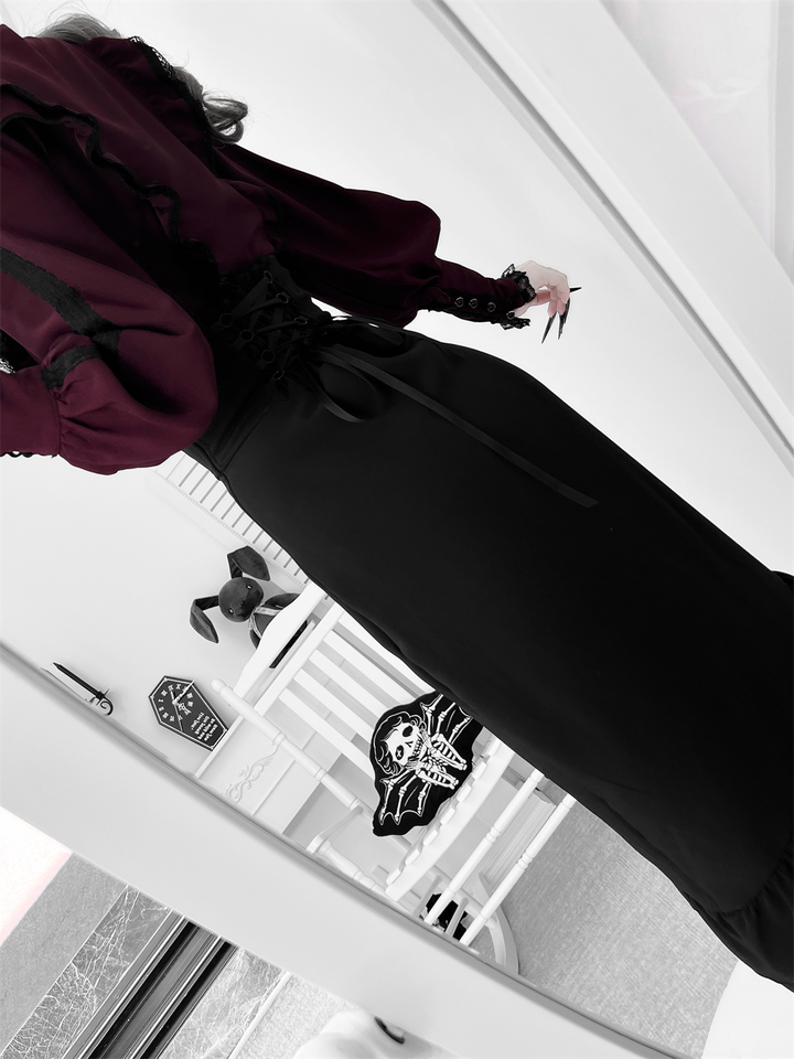Jirai Kei Ankle-length Mermaid Skirt, Workwear 43985:791708