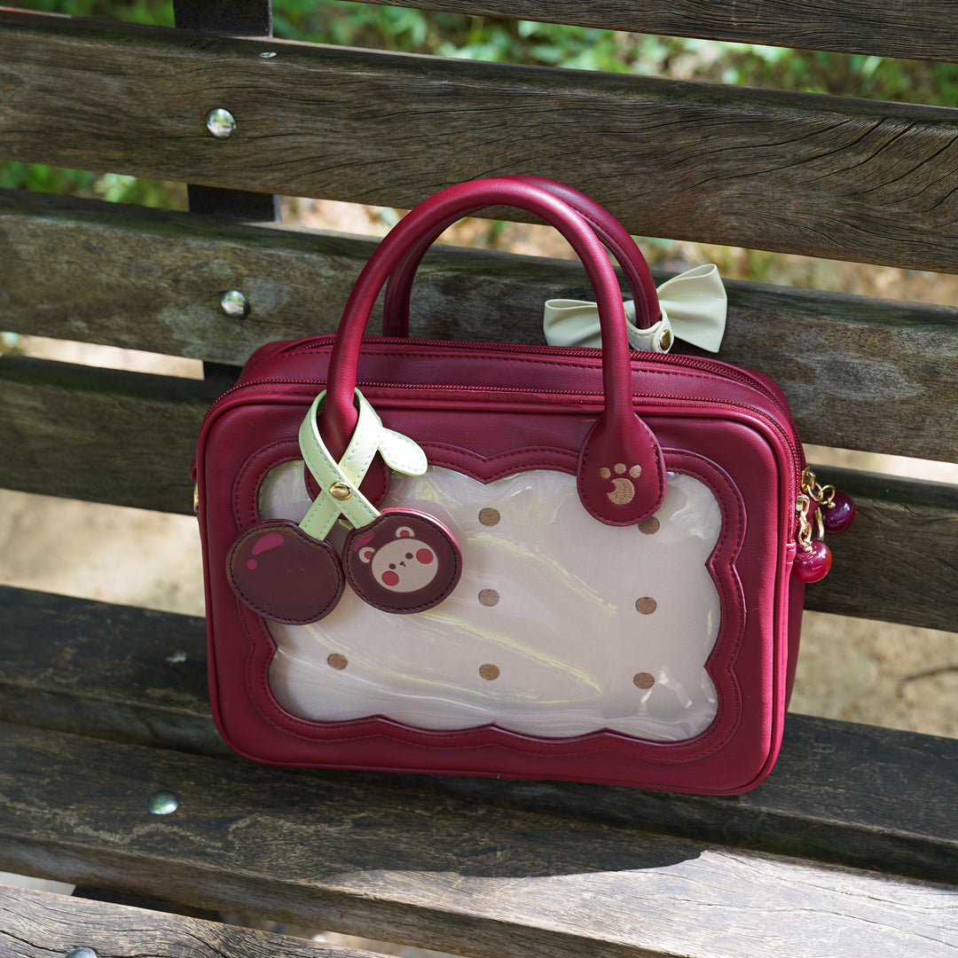 Cute Bow Bag Cherry Bear Cookie Crossbody Itabag 21908:331426 21908:331426