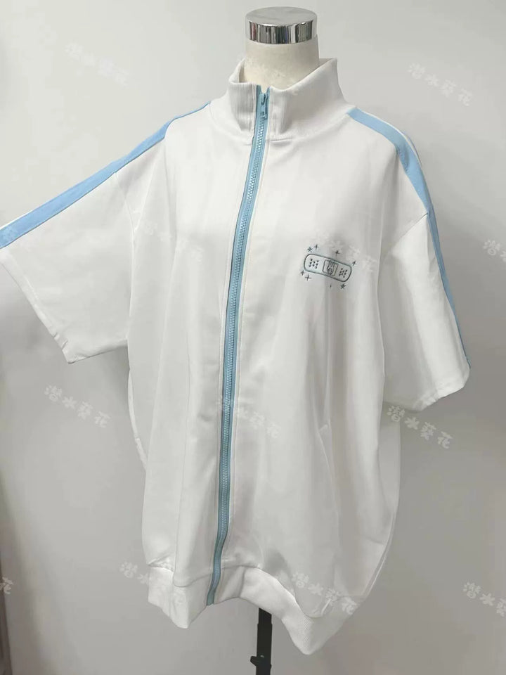 Short-sleeved Tenshi Kaiwai Jacket, Bandage Embroidery 43513:778871