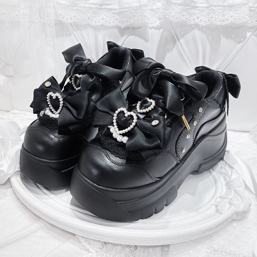 Jirai Kei Platform Shoes, Detachable Shoes Clip (Black / 35 36 37 38 39 40) 43879:788334