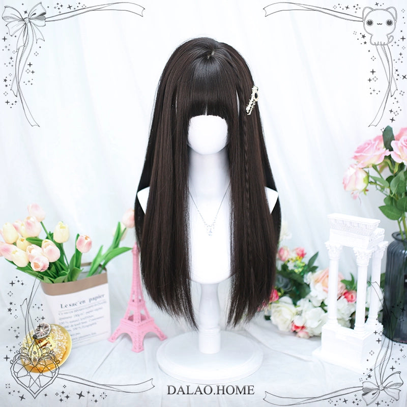 Lolita Wig Natural Long Curly Hair Gentle Straight Hair 35932:507334 35932:507334