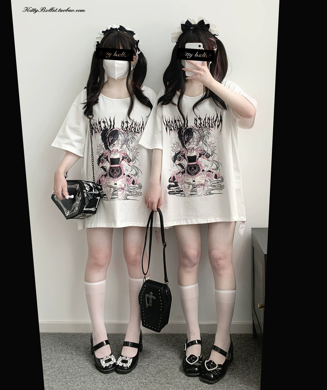 Oversize Jirai Kei T-shirt Short-sleeved Top 38318:598448