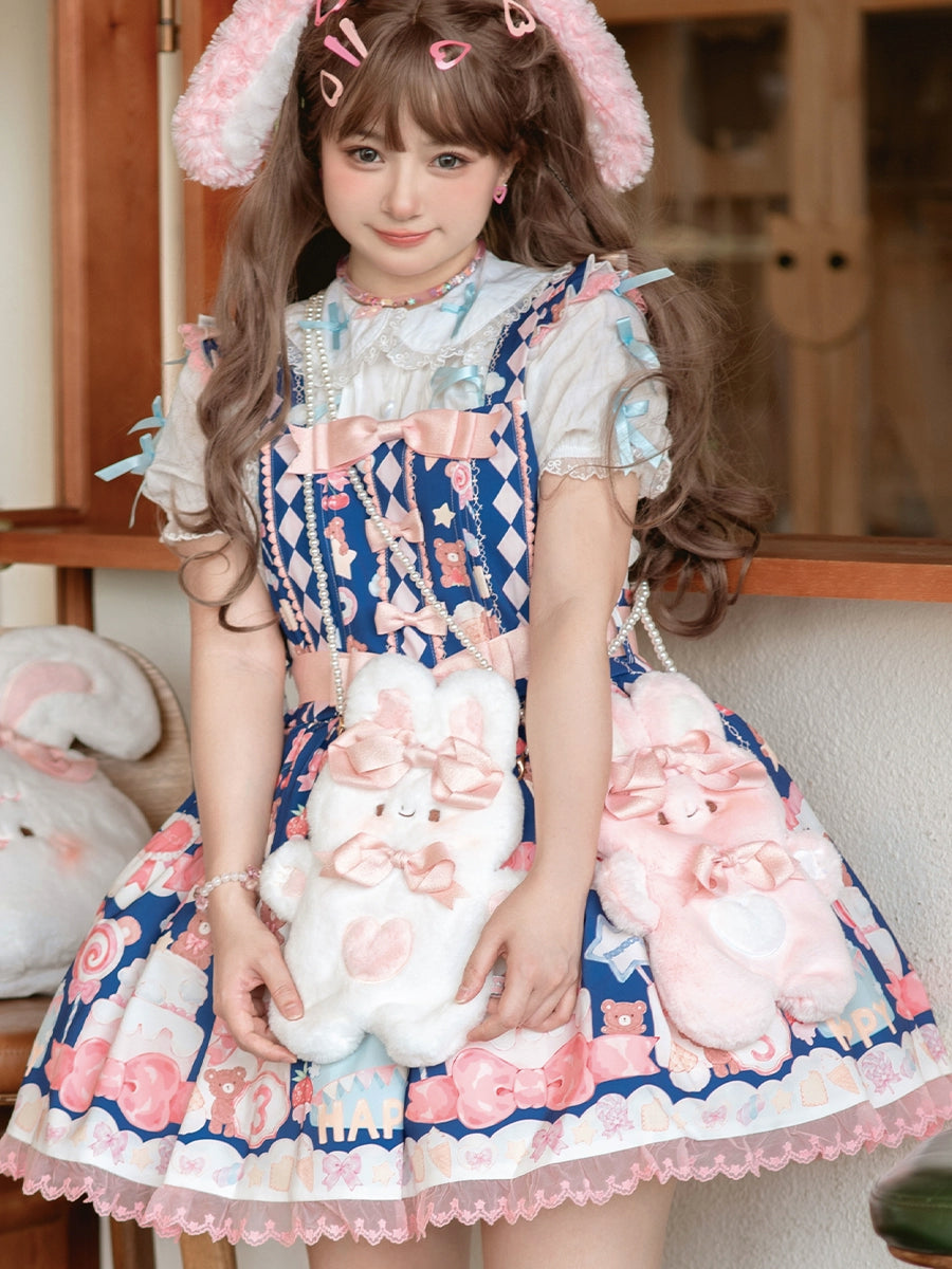 Sweet Lolita Bag Rabbit Crossbody Bag Cute Phone Bag 41086:686096