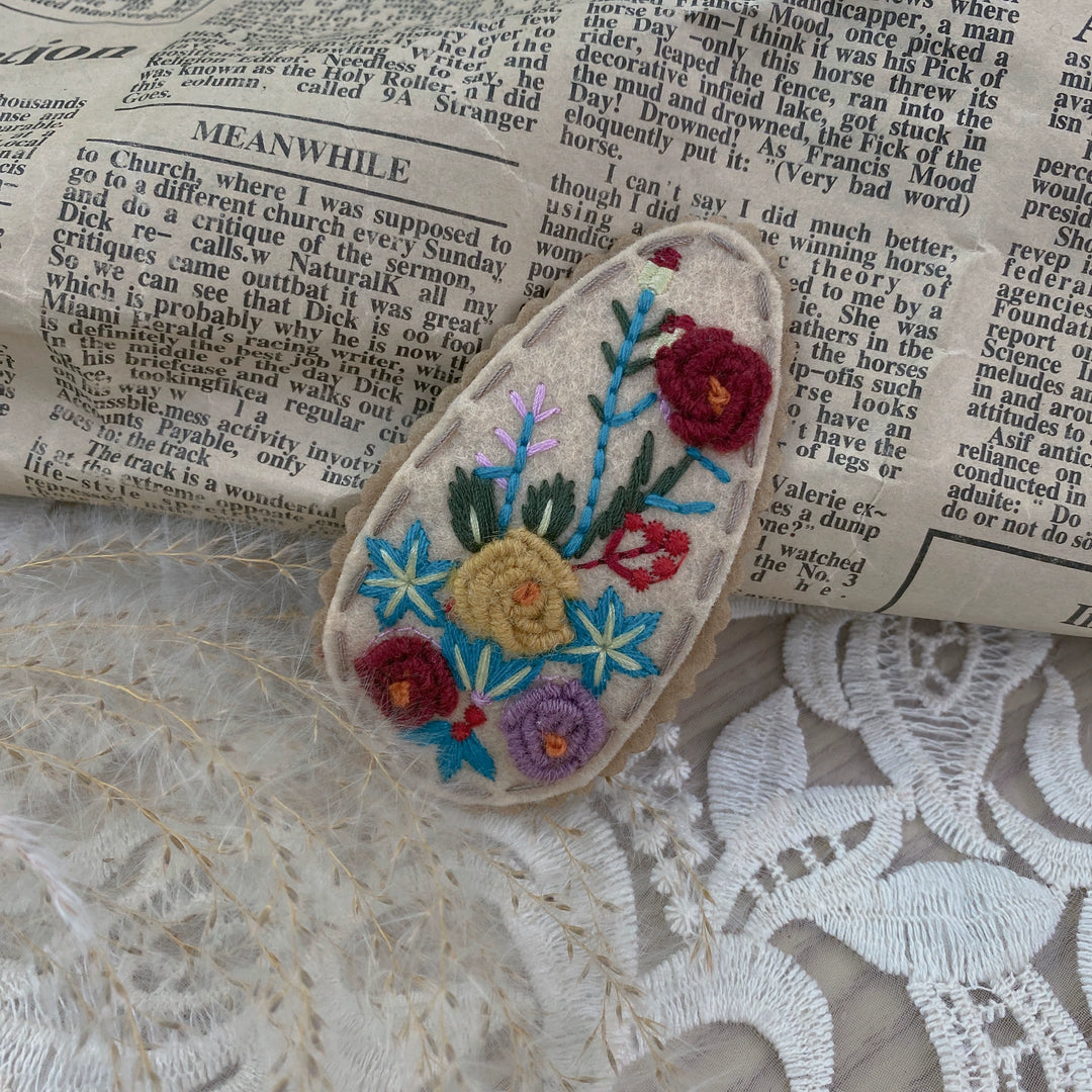 Mori Kei Hair Clip Hand-embroidered Sweet Hair clip 36434:522036 36434:522036