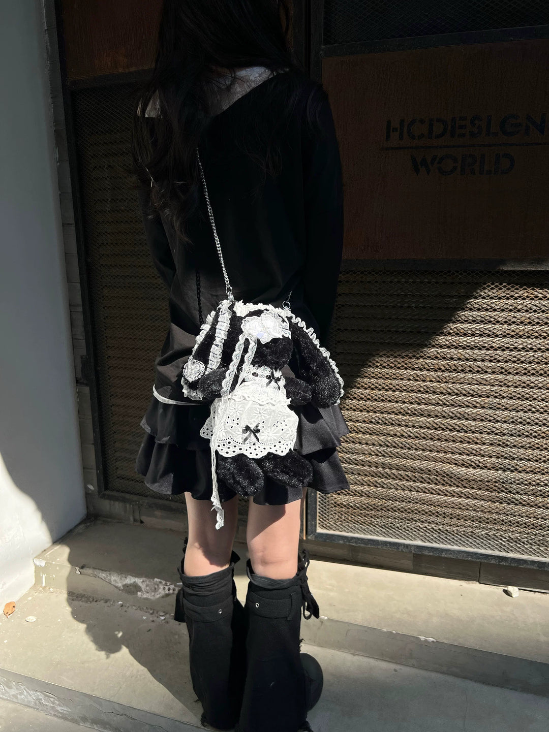 Subculture Bunny Shaped Plush Bag, Detachable Bag Straps 45763:870465