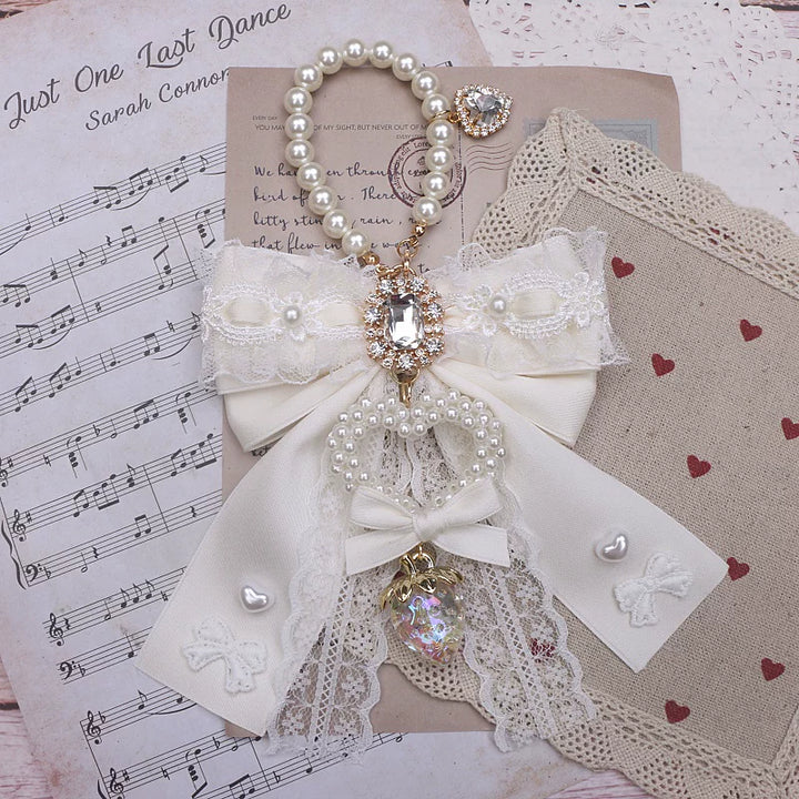 Jirai Kei Key Chain & Bag Charm, Rhinestone Decoration 45074:837210