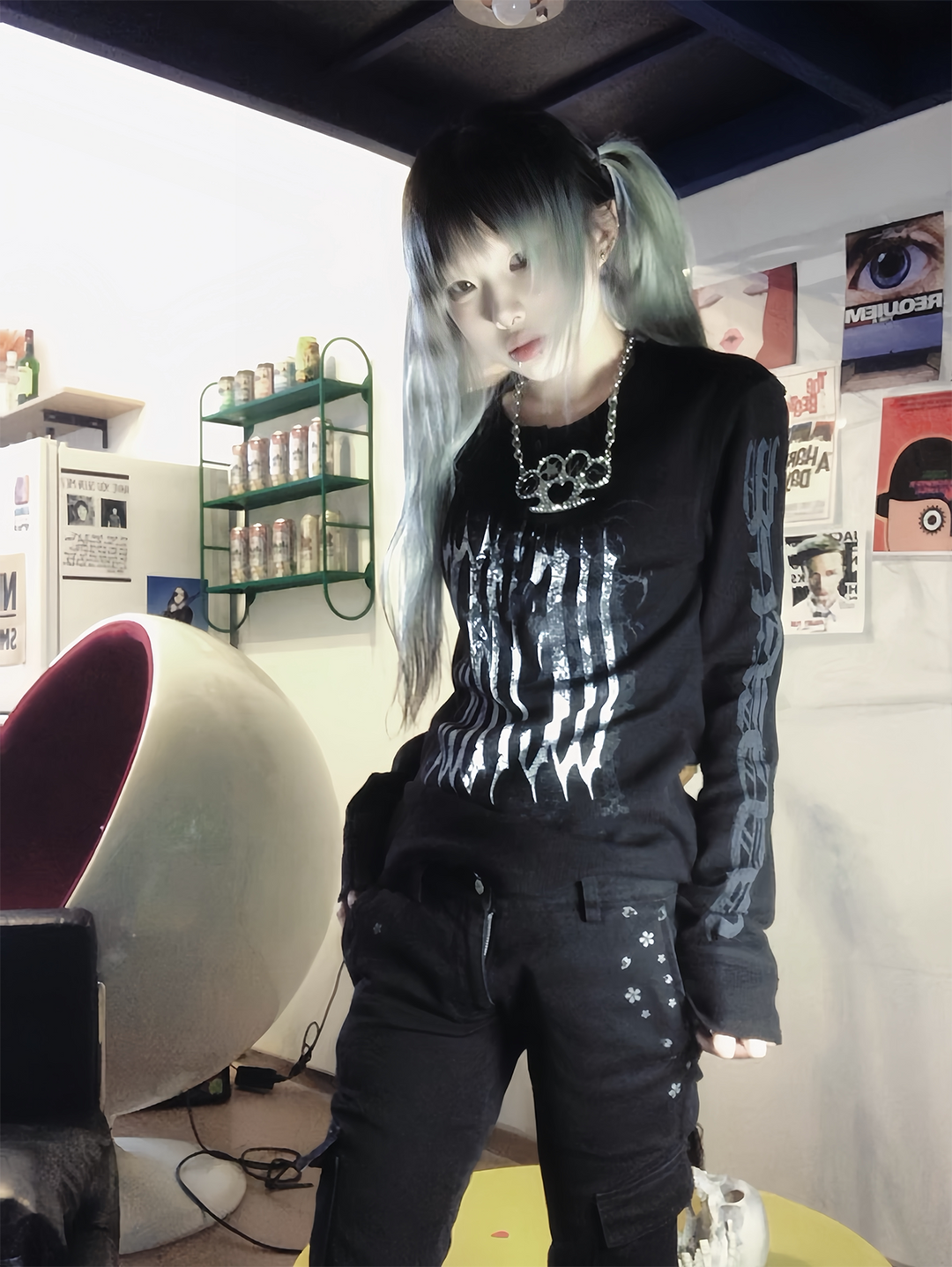 Long-Sleeved Long Sleeve T-Shirt, Fitted Design 44779:825571