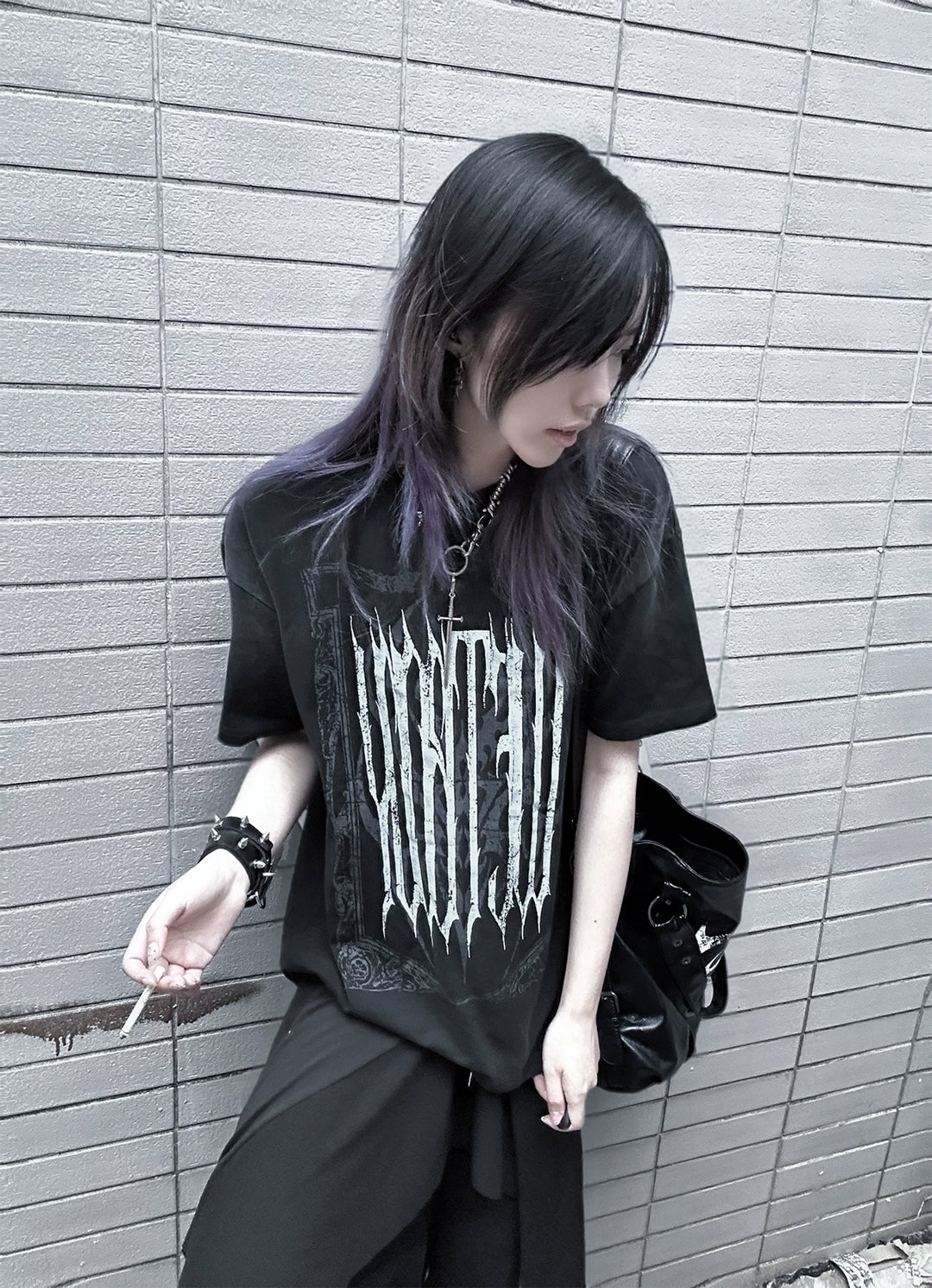 Summer Printed Sub-Culture Shirt, Cotton Fabric 44777:826942