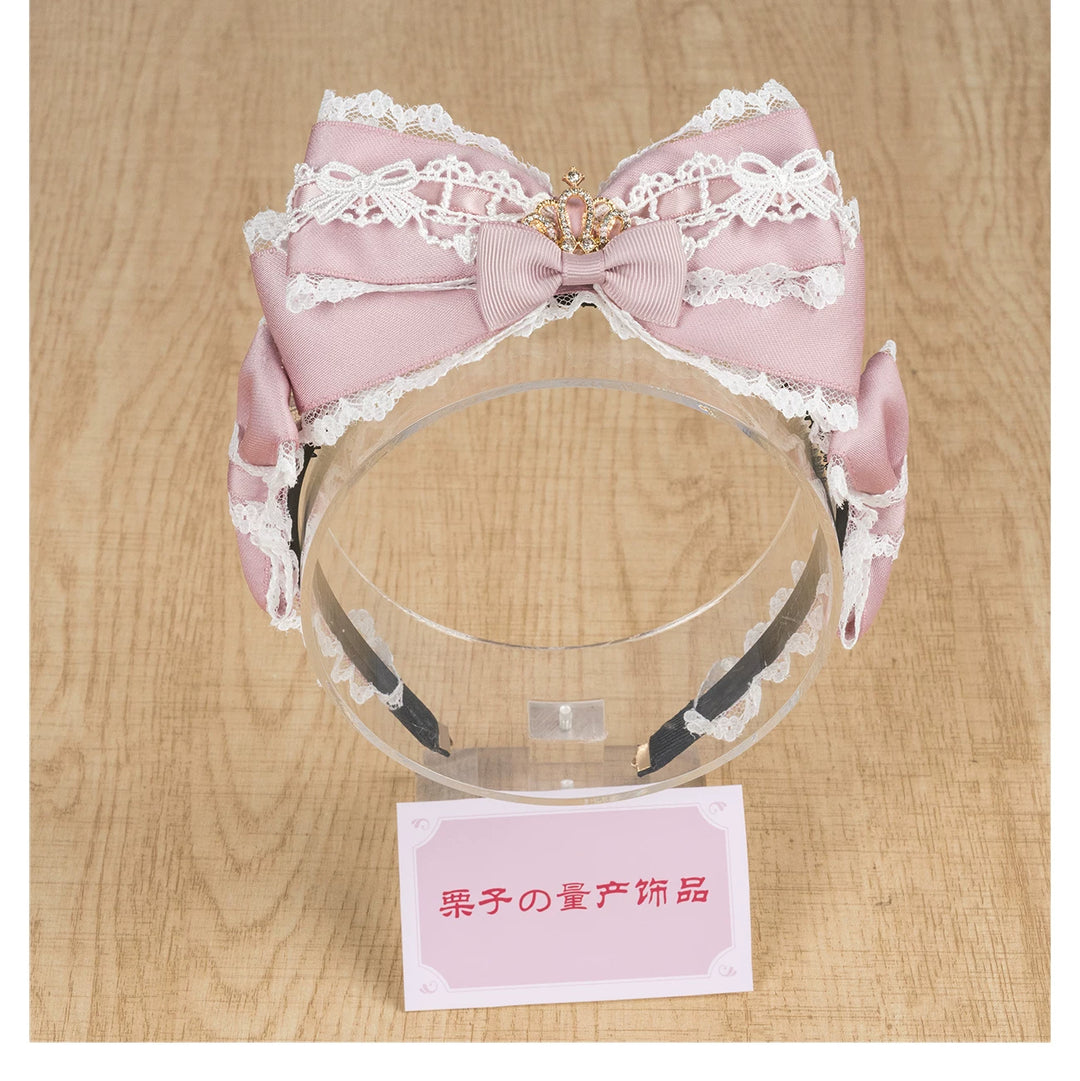 Jirai Kei Bowknot KC, Rhinestone Crown 44956:832793