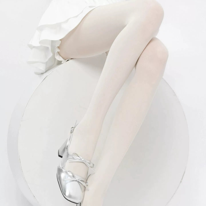 Versatile Solid Elastic Pantyhose, 60D & 120D Style 45876:867113