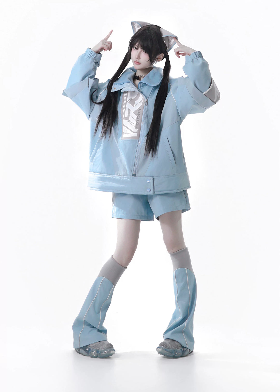 Tenshi Kaiwai Outfit, Windproof Jacket with Fleece Underlayer 44467:809426
