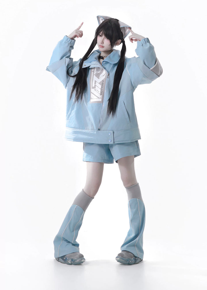 Tenshi Kaiwai Outfit, Windproof Jacket with Fleece Underlayer 44467:809426