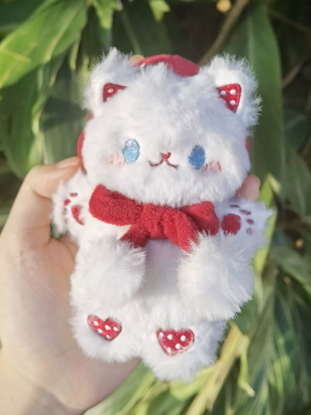 Kawaii Fashion Strawberry Kitten Keychain Plush Doll 21898:331776