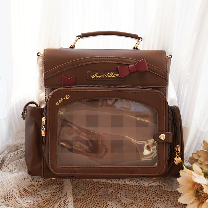 Kawaii Ita Bag with Crossbody Strap, Clear Window 45414:846764