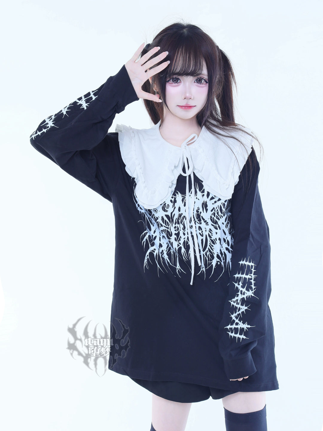 Printed Subculture Long-Sleeved Tee 44293:804724