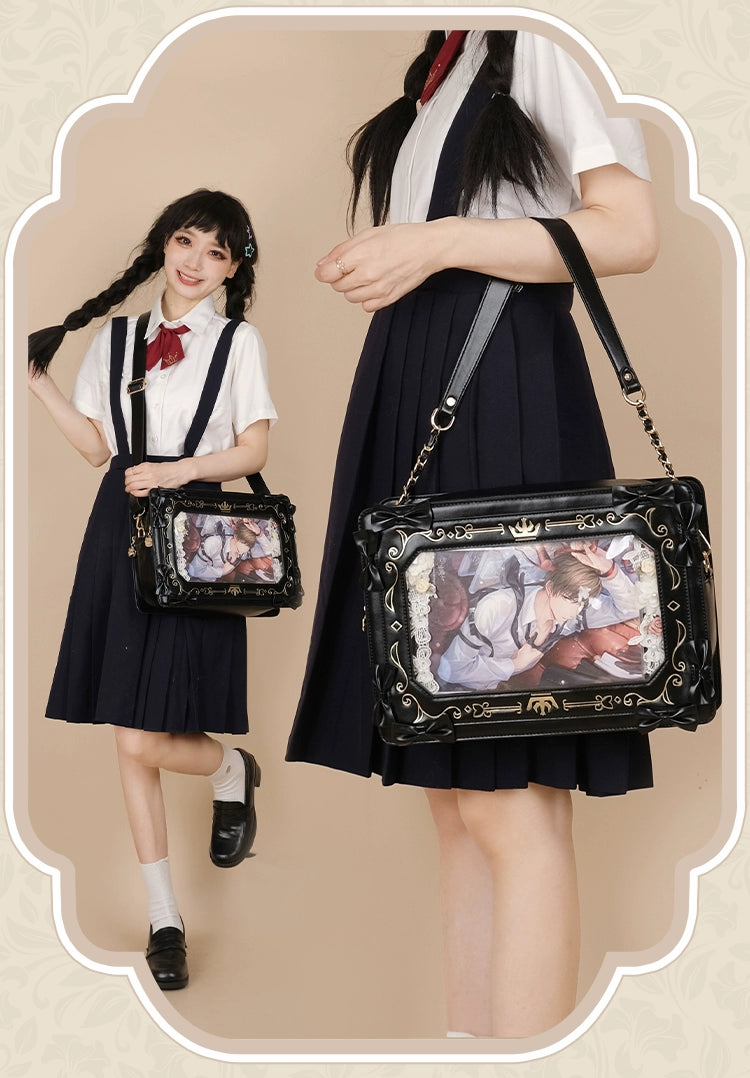 Kawaii Itabag Shoulder Bag Vintage Square Commuter Itabag 37054:545840 37054:545840