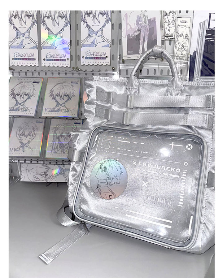 Large Capacity Itabag Backpack, Satin Waterproof Fabric 45429:850241