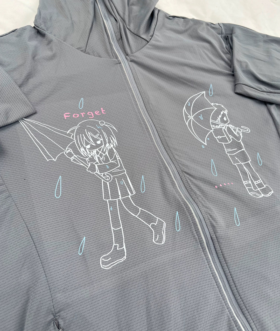 Kawaii Sun Protection Jacket Anti UV Hoodie (Grey / L M) 35692:499450 (Grey / L M) 35692:499450