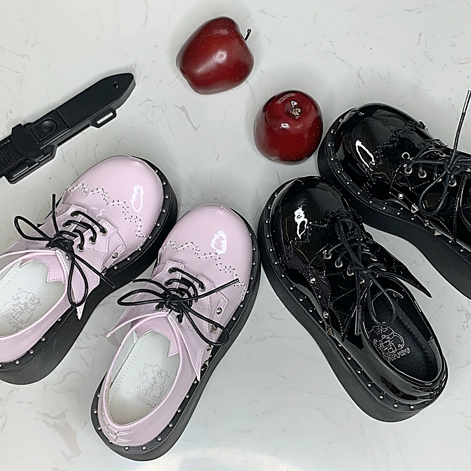 Jirai Kei Platform Shoes Thick Sole PU Lolita Shoes 35518:493814